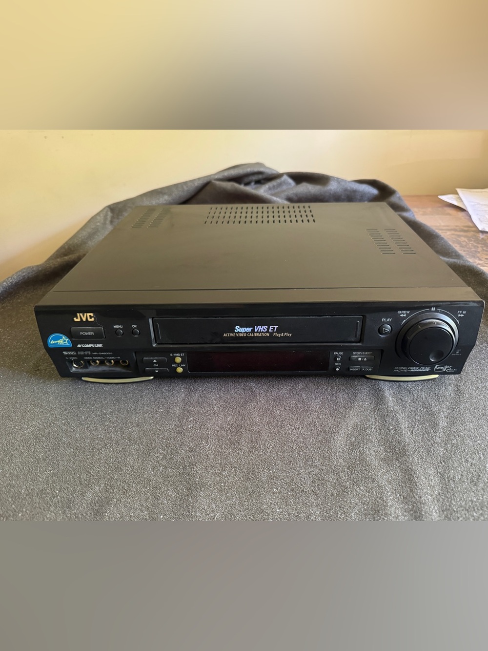 JVC HR-S3600U Super VHS ET VCR Hi-Fi SVHS Player Recorder w/ Remote